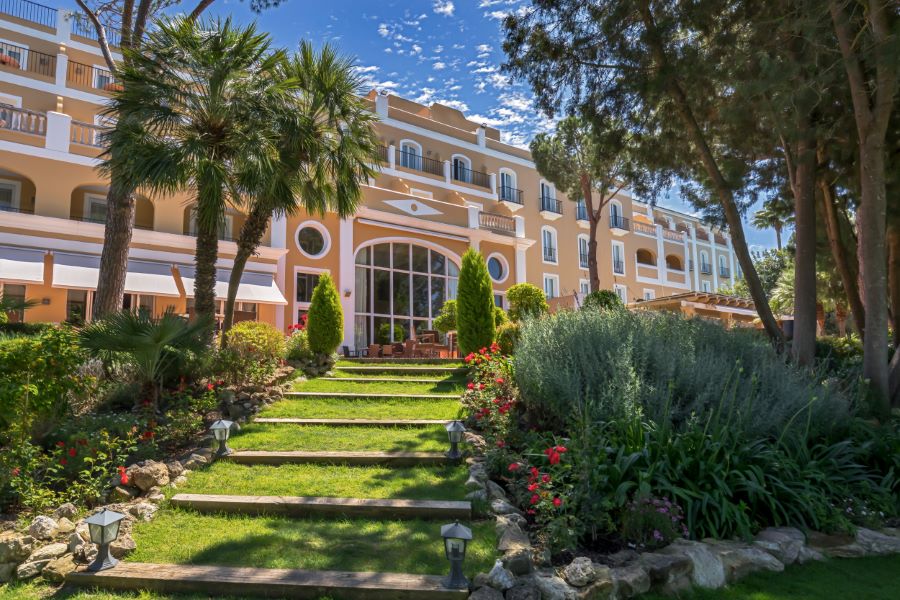 Gardens to the rear of Barcelo Montecastillo Golf Resort