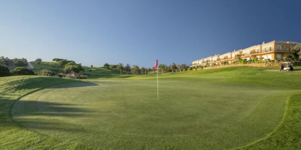 Pristine green with pin in at Boavista Golf Resort And Spa