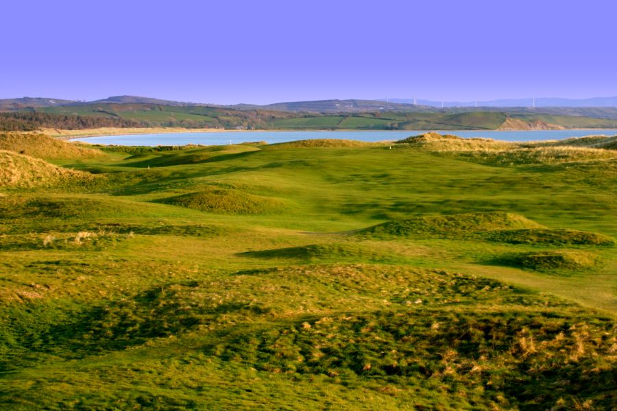 Purple sky overhead at Donegal Golf Club