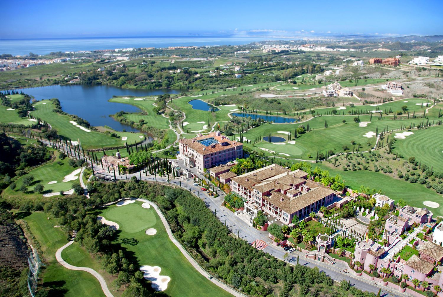 View from above of Flamingos Golf in Costa Del Sol
