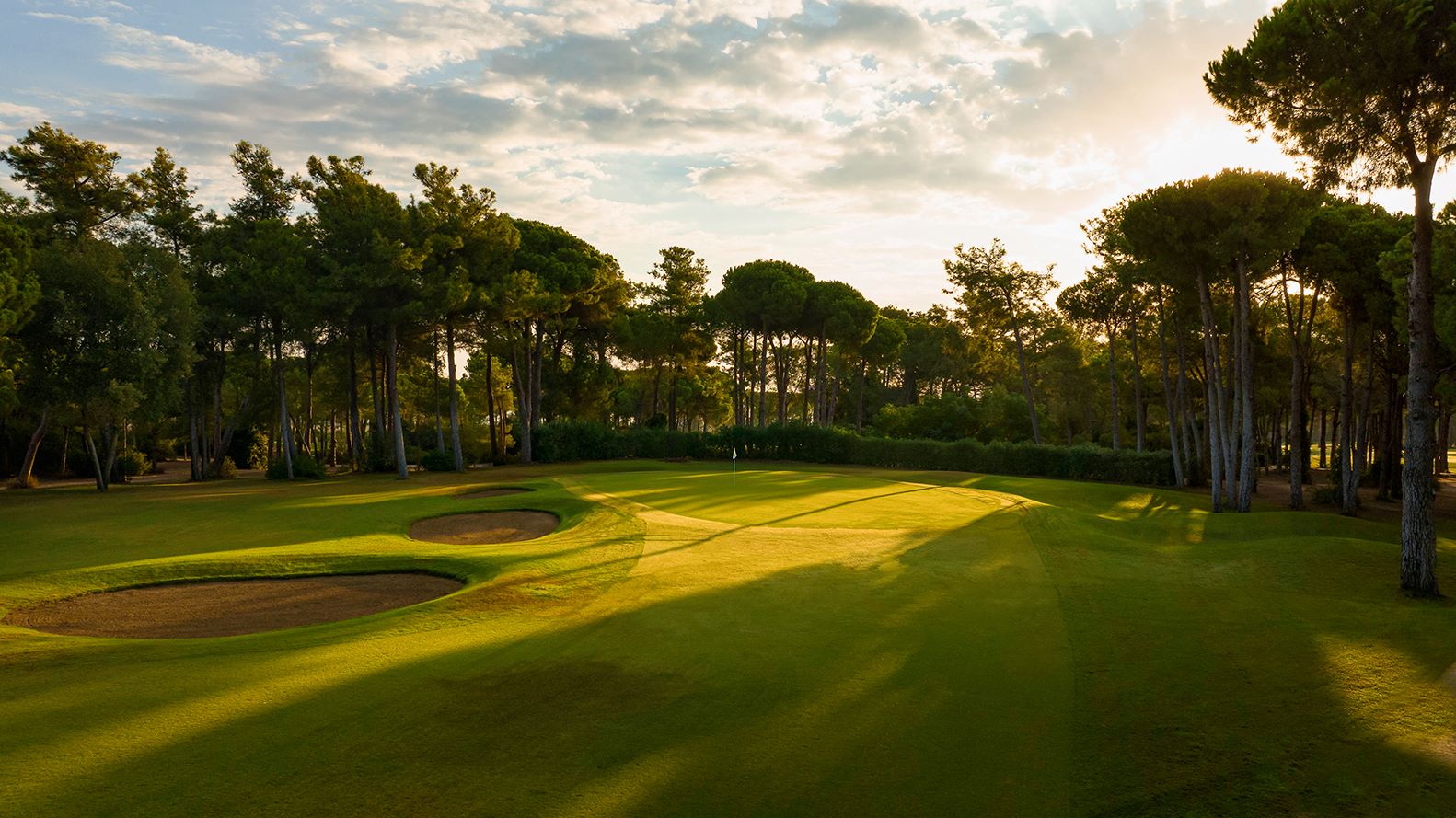 Lush green fairways at Gloria Verde