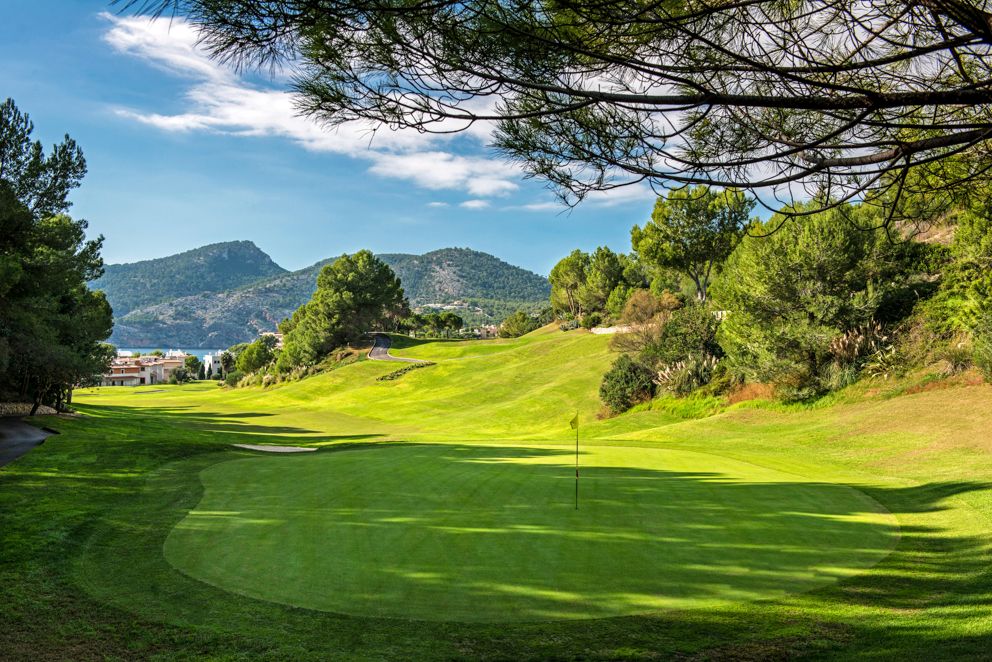 Mountains in the distance at Golf De Andratx