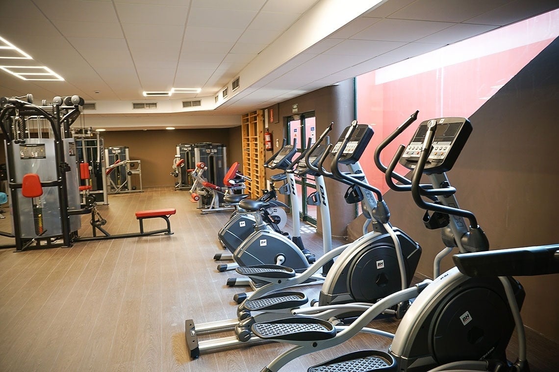 Gym at Ohtels Vila-Romana in Salou, Costa Dorada