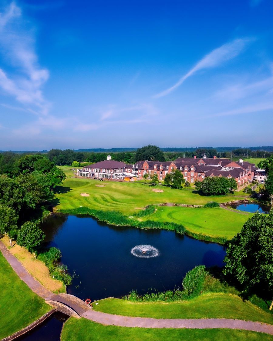 Formby Hall Golf Resort from the air