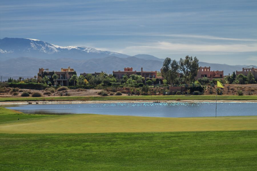 Lake at Samanah Golf Club in Morocco