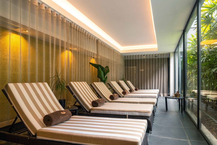 Spa loungers at Sheraton Cascais Resort