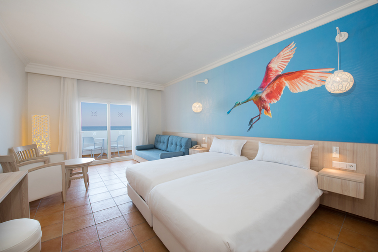 Bedroom with twin beds at Iberostar Founty Beach Hotel Agadir