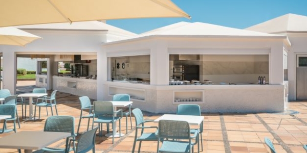 Outdoor poolside bar at Iberostar Founty Beach Hotel Agadir