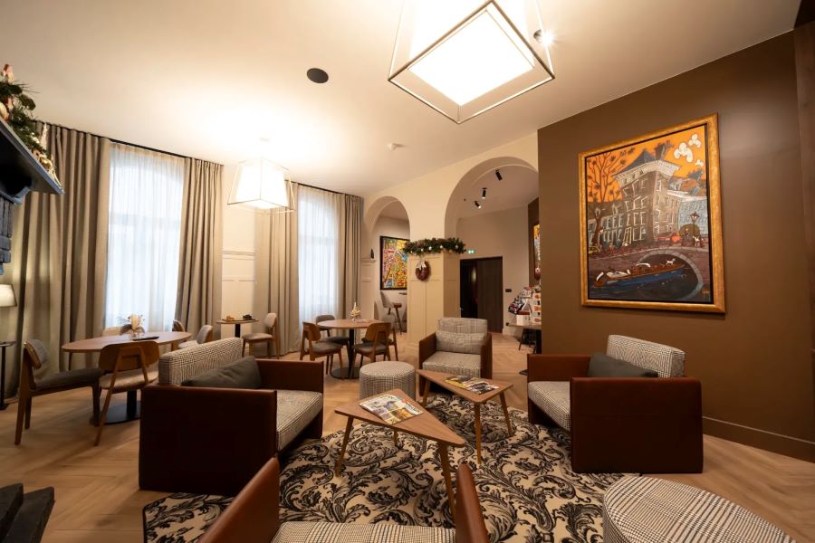 Lounge area at Hotel Bristol Le Touquet