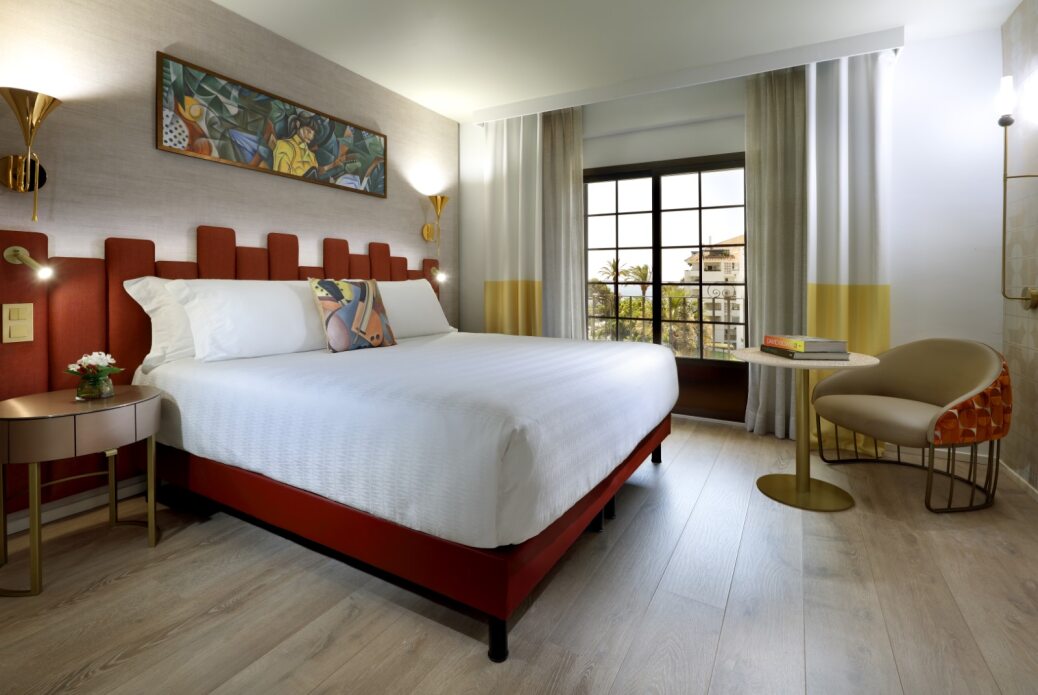 Bedroom at Hard Rock Hotel Marbella in Costa Del Sol, Spain