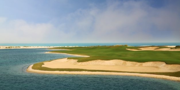 Saadiyat Beach Golf Club overlooking the sea