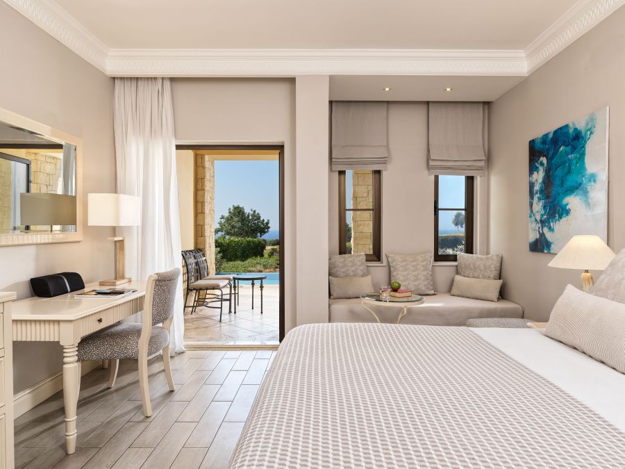 Bedroom at Aphrodite Hills in Paphos, Cyprus