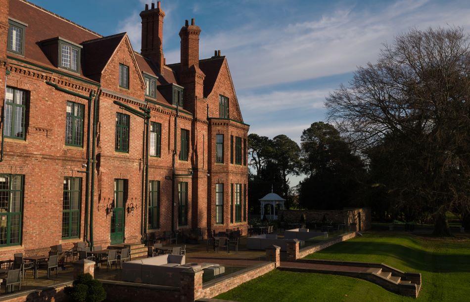 Exterior of view of Aldwark Manor Golf And Spa hotel on the outskirts of York