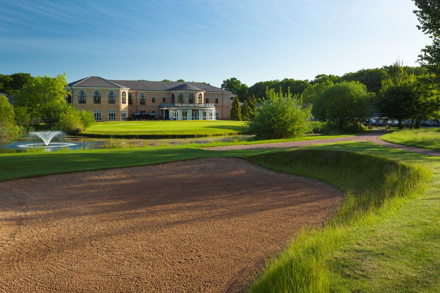 Large bunker in front of the hotel at Belton Woods Hotel, Spa And Golf Resort