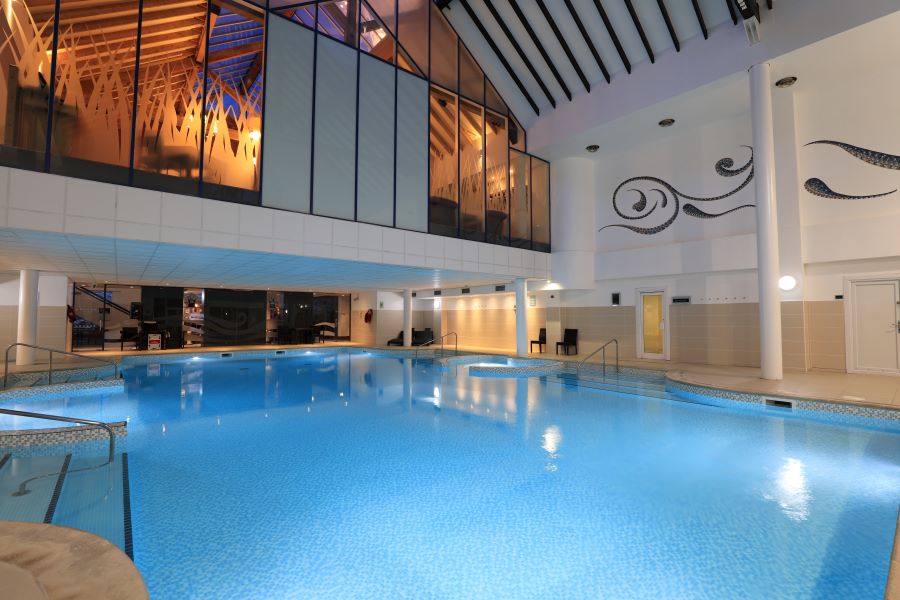 Indoor swimming pool at Dalmahoy Hotel And Country Club