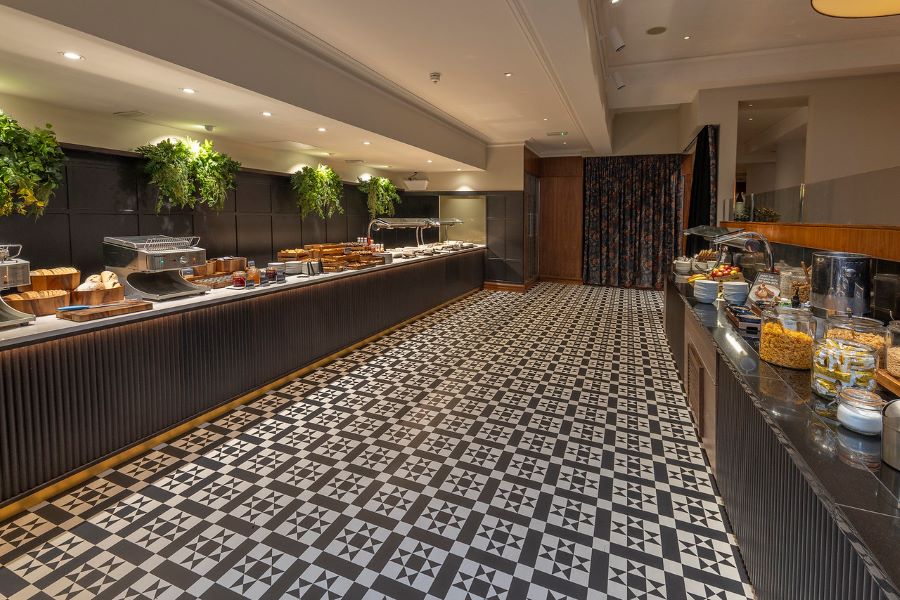 Breakfast buffet at Dunston Hall Golf And Spa