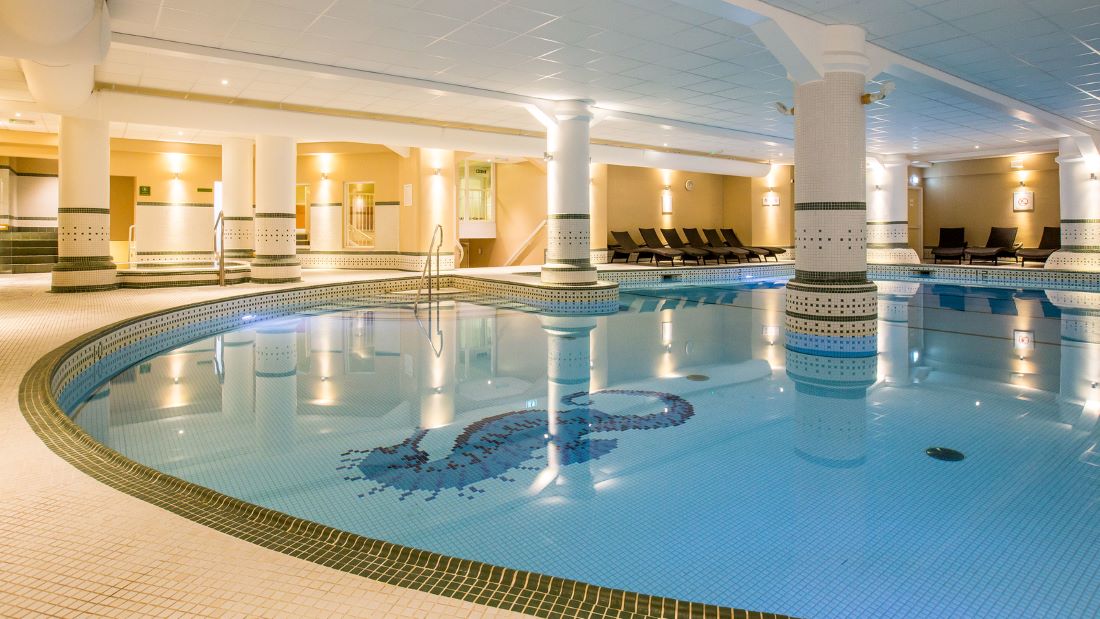 Indoor swimming pool in the spa at Dunston Hall Golf And Spa