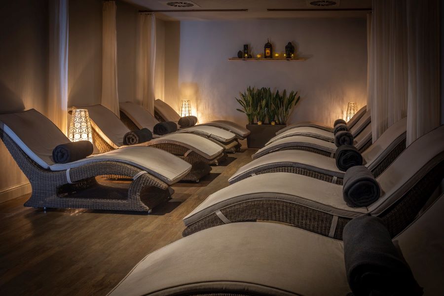 Loungers in spa at Forest Pines Hotel, Spa And Golf Resort