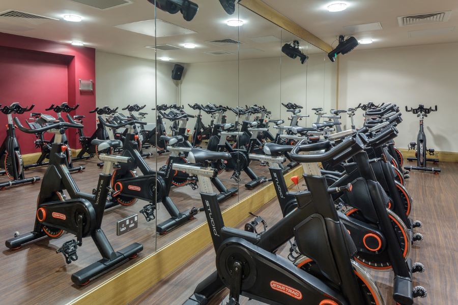 Spinning studio at Glasgow Westerwood Hotel, Spa & Golf Resort