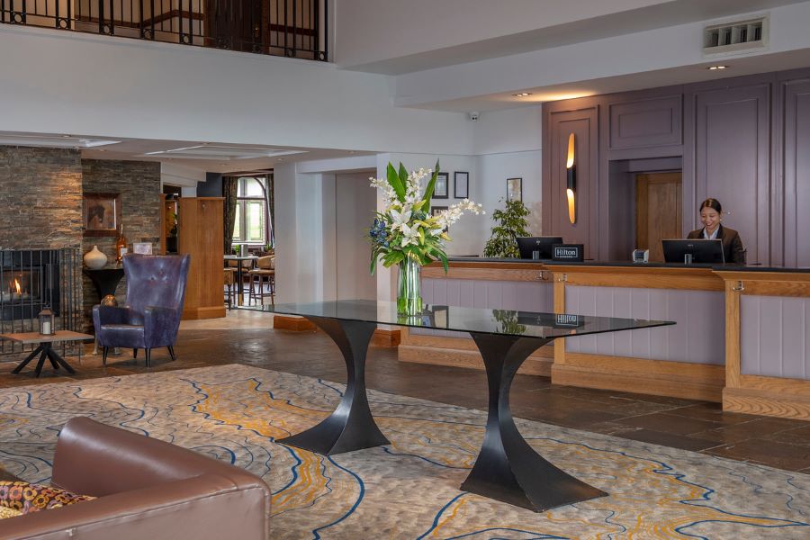 Reception at Glasgow Westerwood Hotel, Spa & Golf Resort