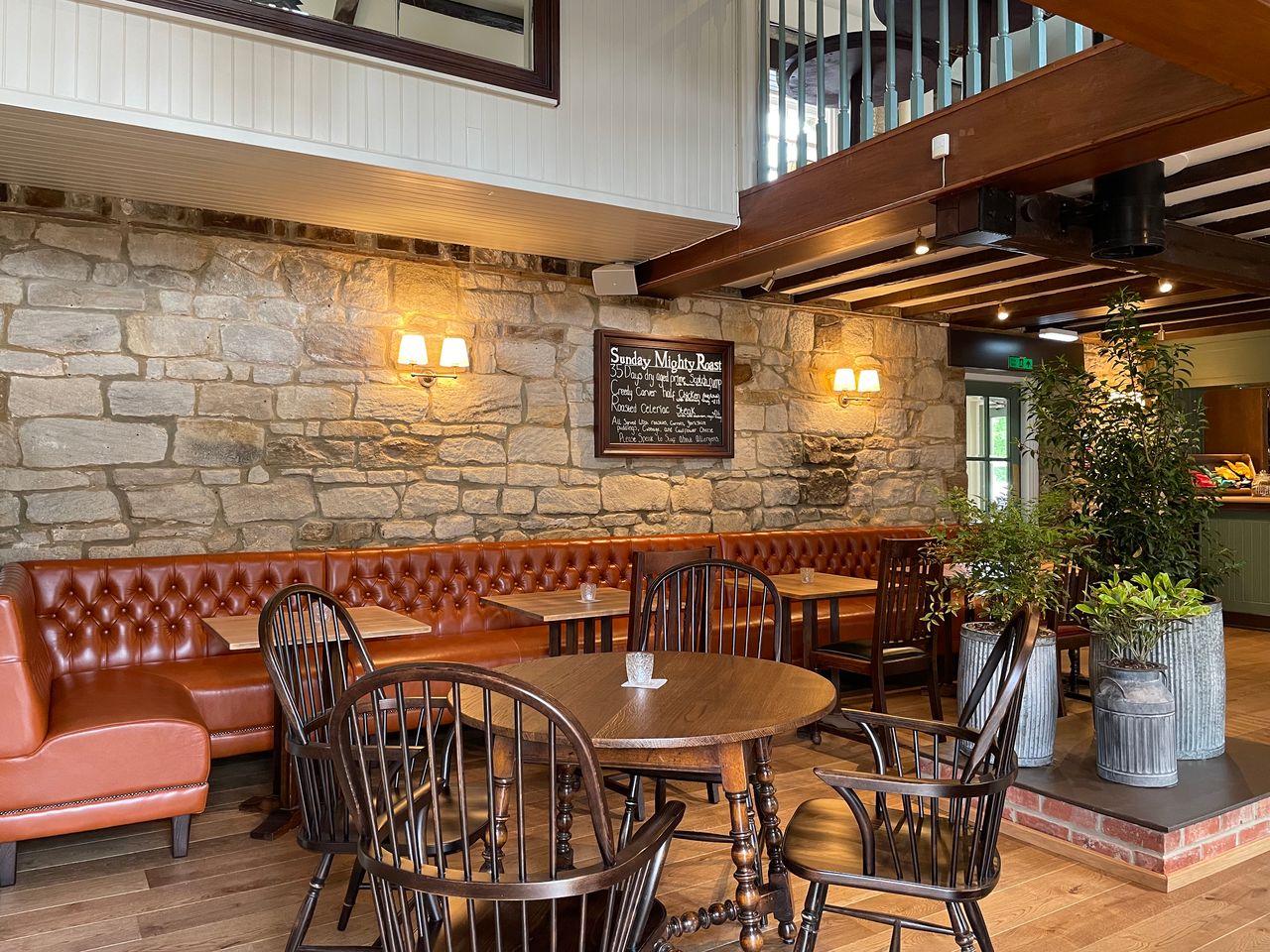 Seating in the pub at Macdonald Linden Hall