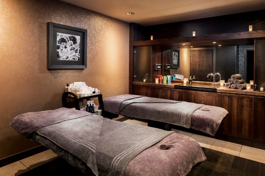 Spa treatment tables at Oulton Hall Golf Hotel And Spa