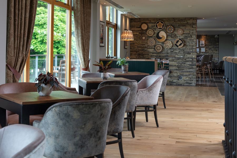 Grey chairs at Oulton Hall Golf Hotel And Spa