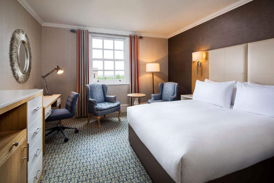 Double room with desk at Oulton Hall Golf Hotel And Spa