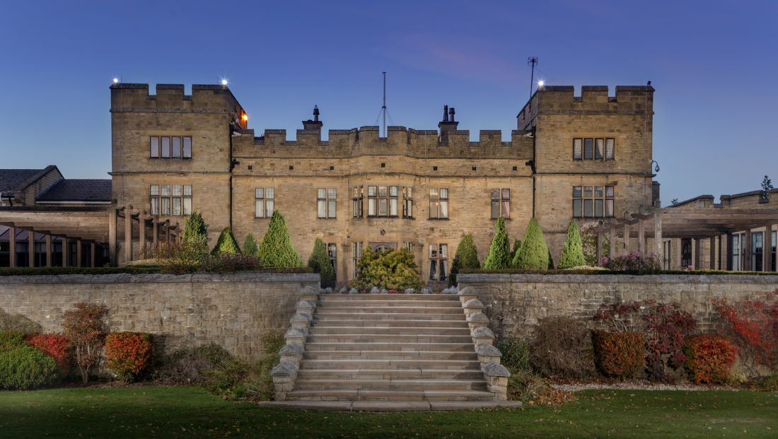 Exterior of Slaley Hall Hotel, Spa And Golf Resort near Hexham in Northumberland
