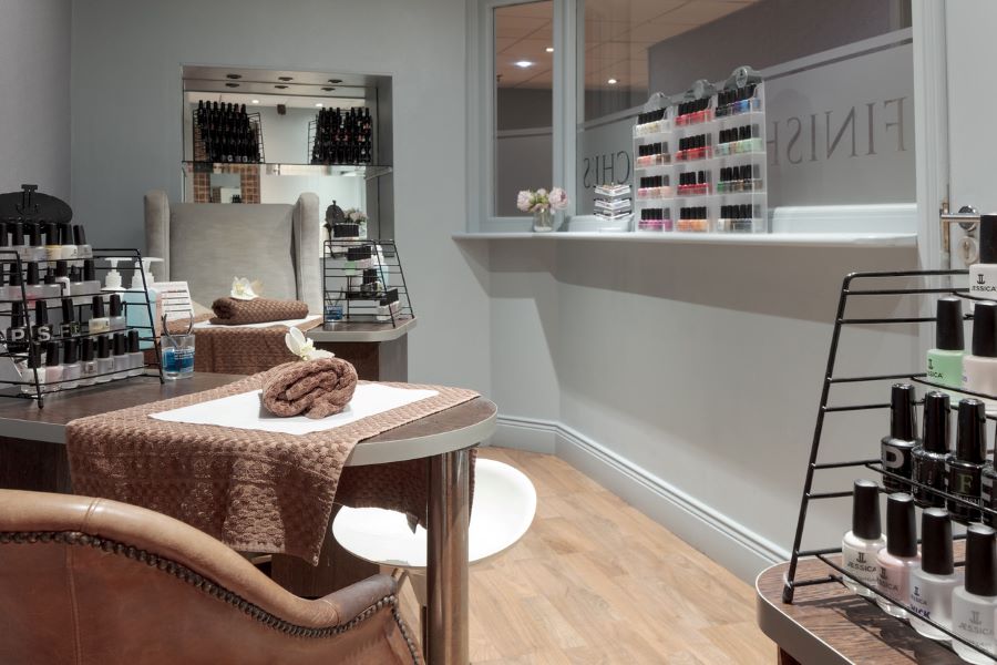 Spa reception at Slaley Hall Hotel, Spa And Golf Resort