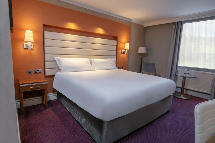 Double bed in classic room at The Telford Hotel, Spa And Golf Resort