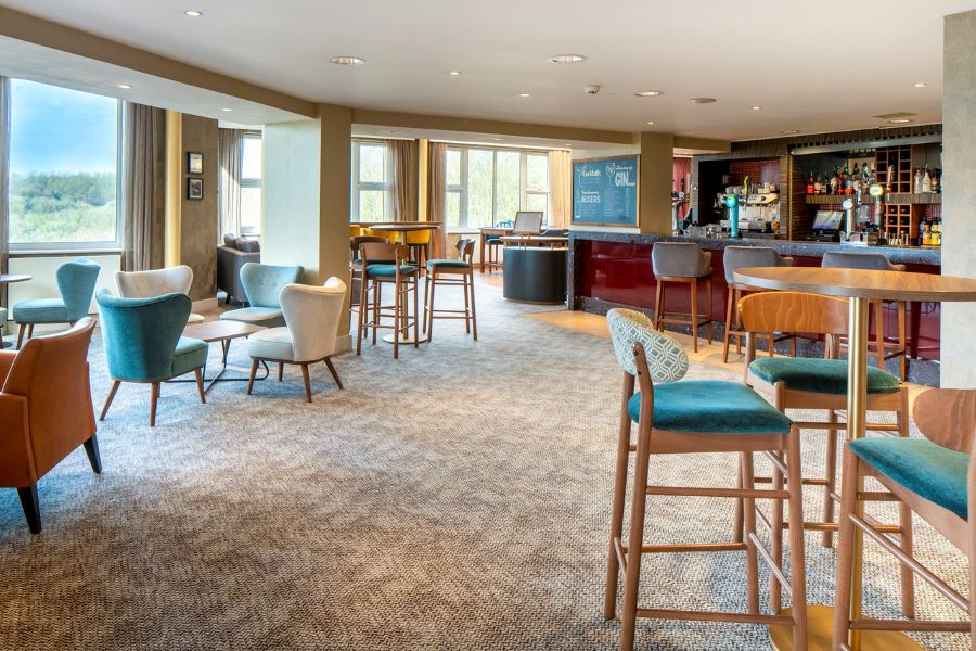 High tables and bar stools at The Telford Hotel, Spa And Golf Resort