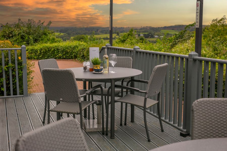 Outdoor seating area at The Telford Hotel, Spa And Golf Resort