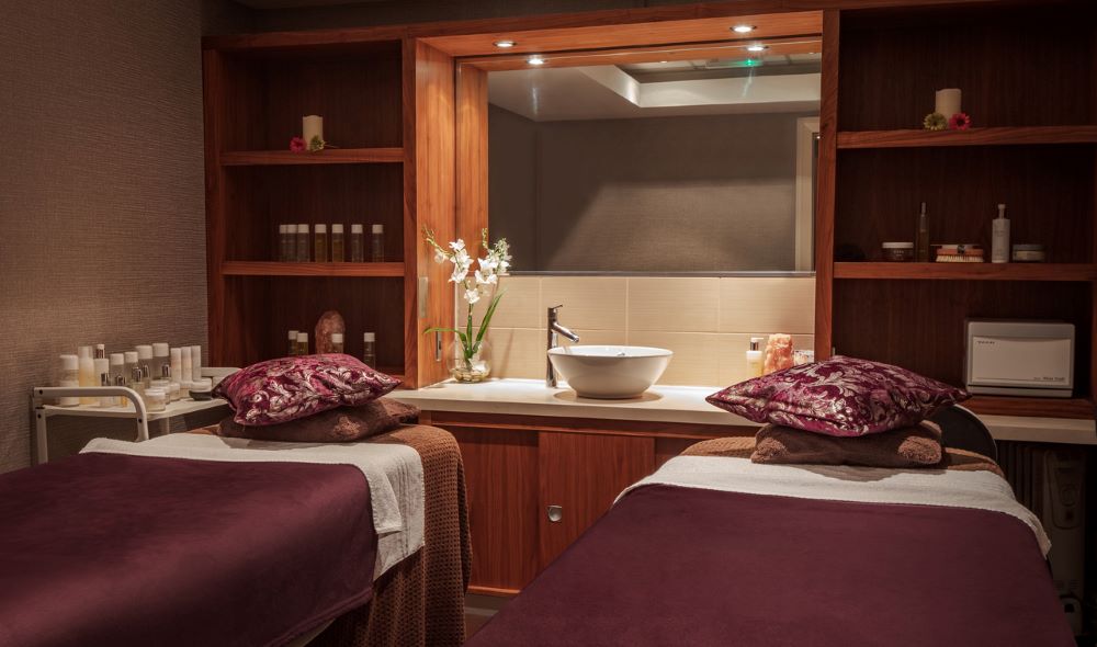 Treatment tables in the spa at The Telford Hotel, Spa And Golf Resort