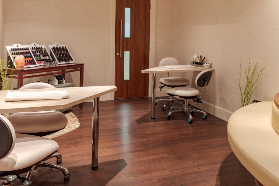 Spa treatment stations at The Telford Hotel, Spa And Golf Resort