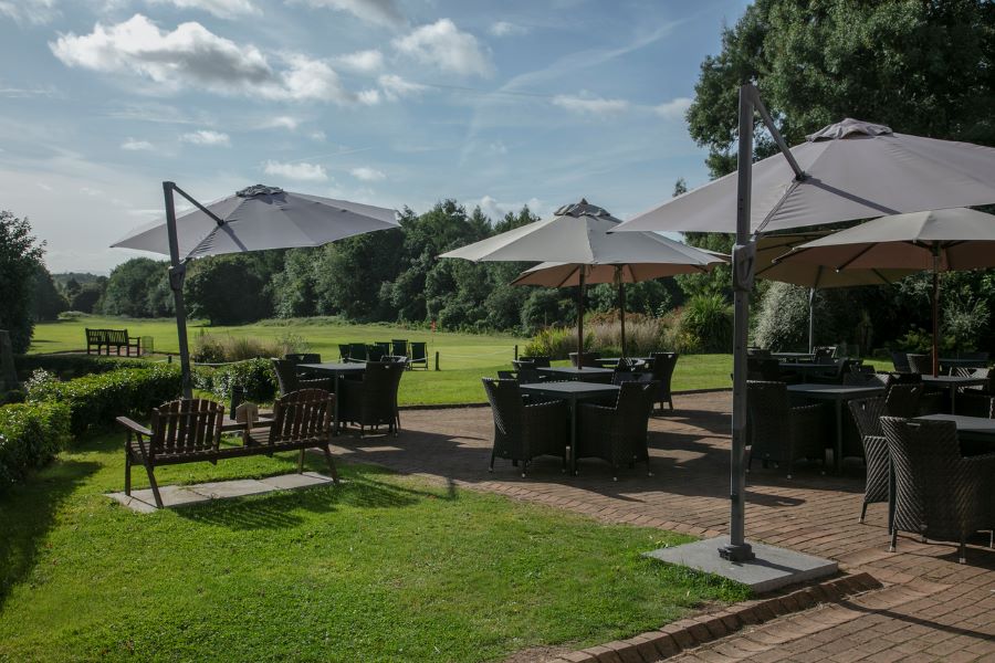 Outdoor seating area at The Telford Hotel, Spa And Golf Resort