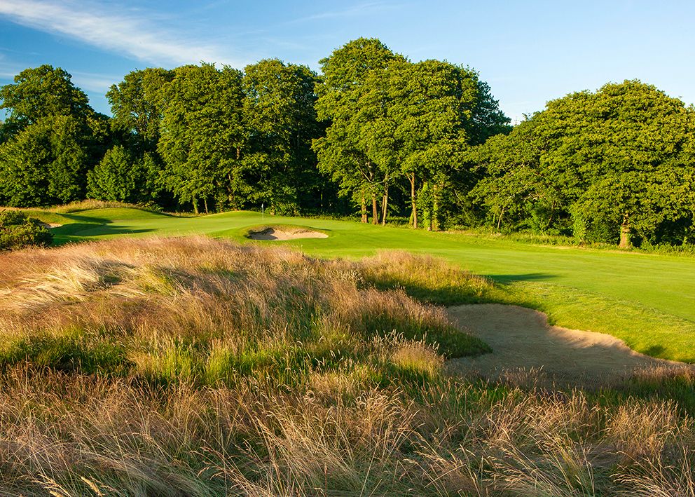 Shrubs and rough in the foreground at Castlemartyr Golf Club