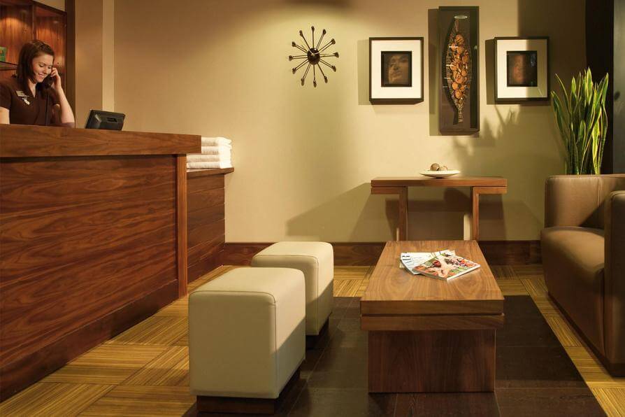 Spa reception at Macdonald Hill Valley Hotel, Golf And Spa