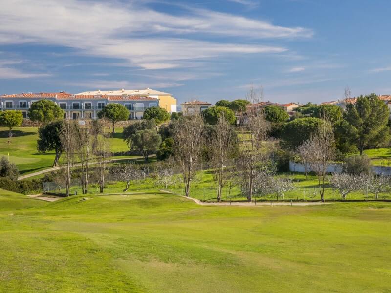 Fairway at Boavista Golf Resort And Spa with the self catering apartments in the background
