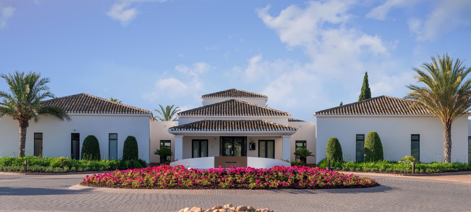 Exterior of the clubhouse at Las Colinas Golf And Country Club in Spain