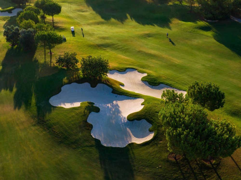 White sand bunker at Las Colinas Golf And Country Club