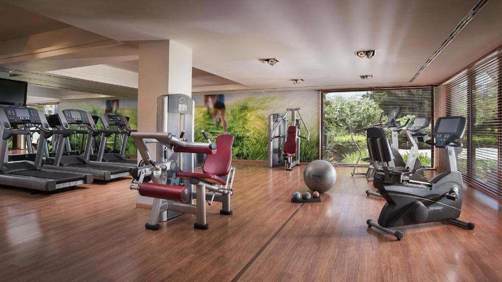 Indoor gymnasium at The Westin La Quinta Golf Resort & Spa with cardio and weight machines