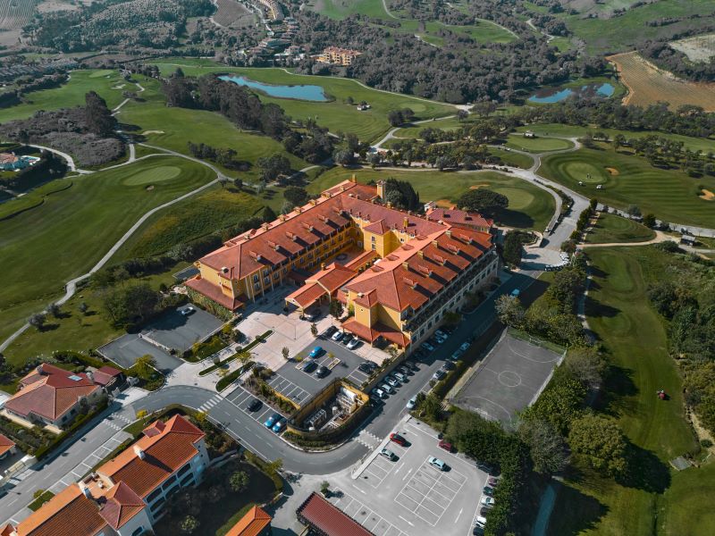 Dolce by Wyndham CampoReal Lisboa resort from above