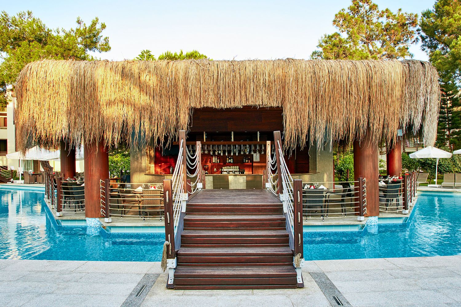 Pool side bar at Gloria Golf Resort