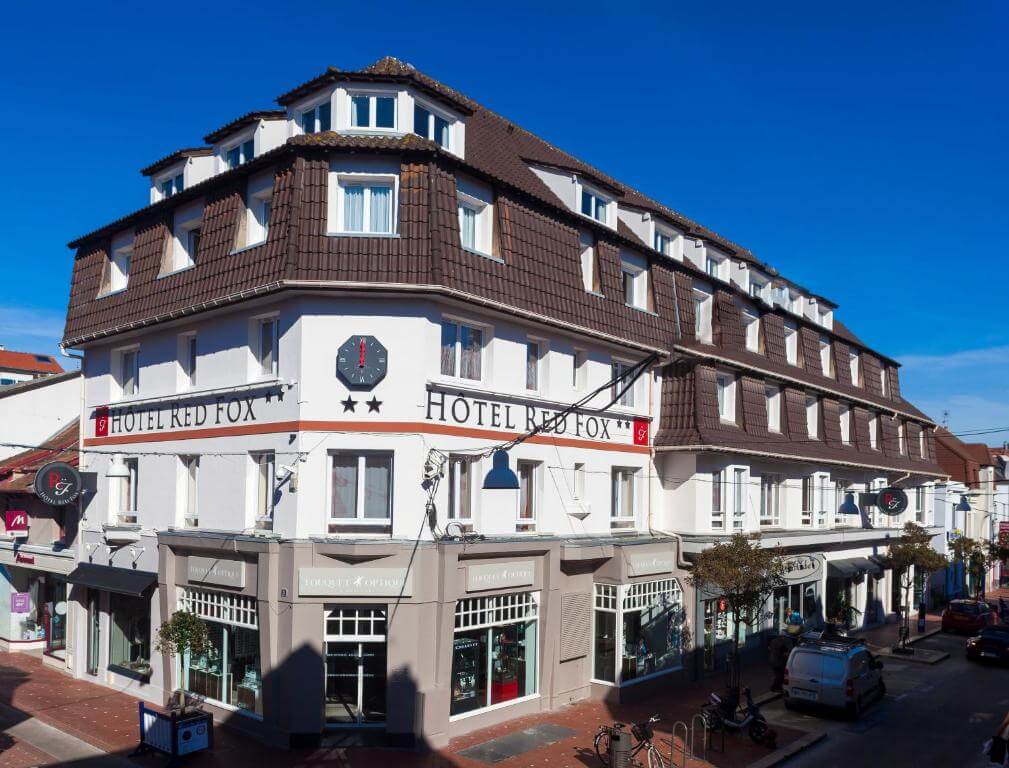 Exterior of Red Fox Hotel in Le Touquet