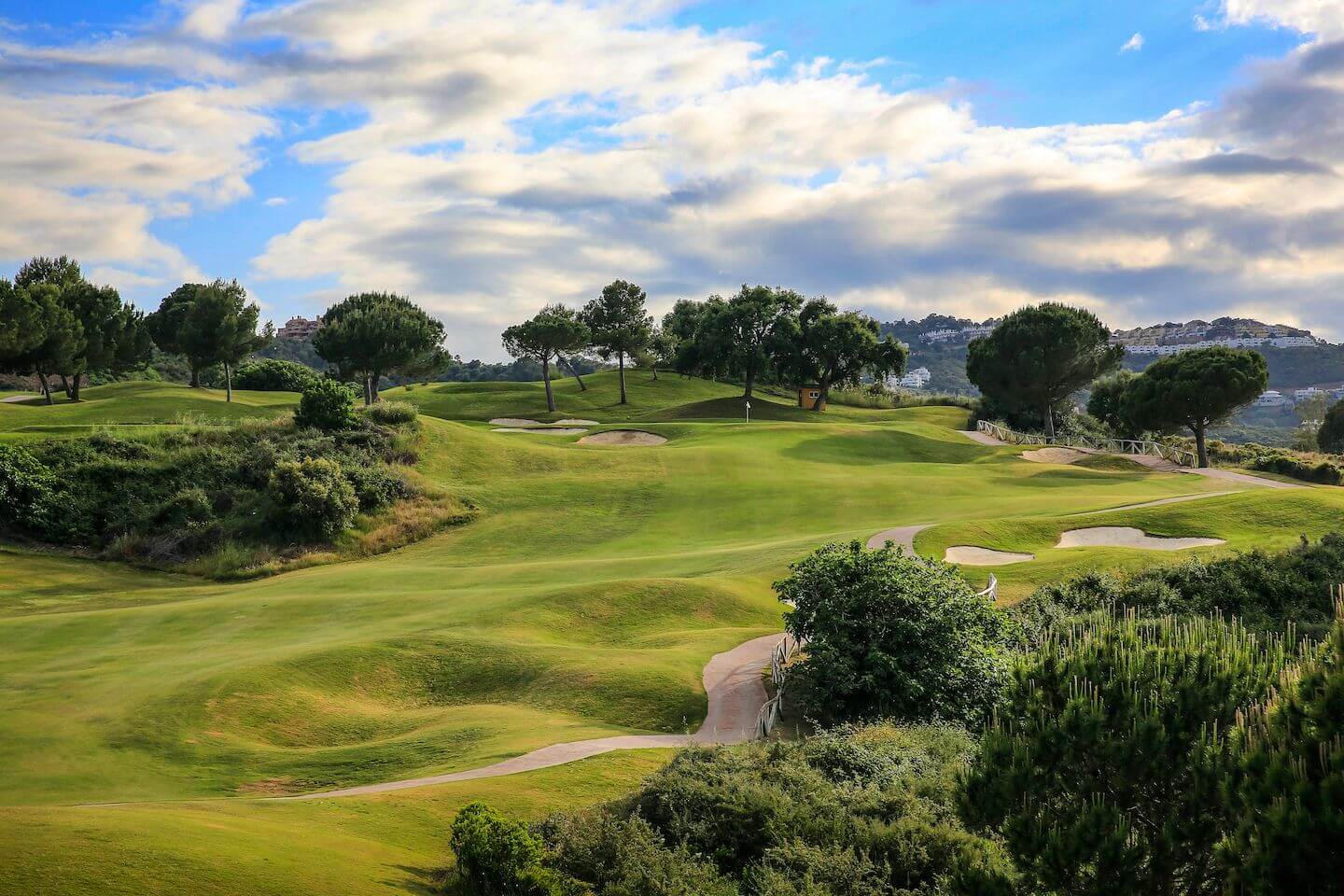 Fairway of hole 6 of America course at La Cala Golf Resort