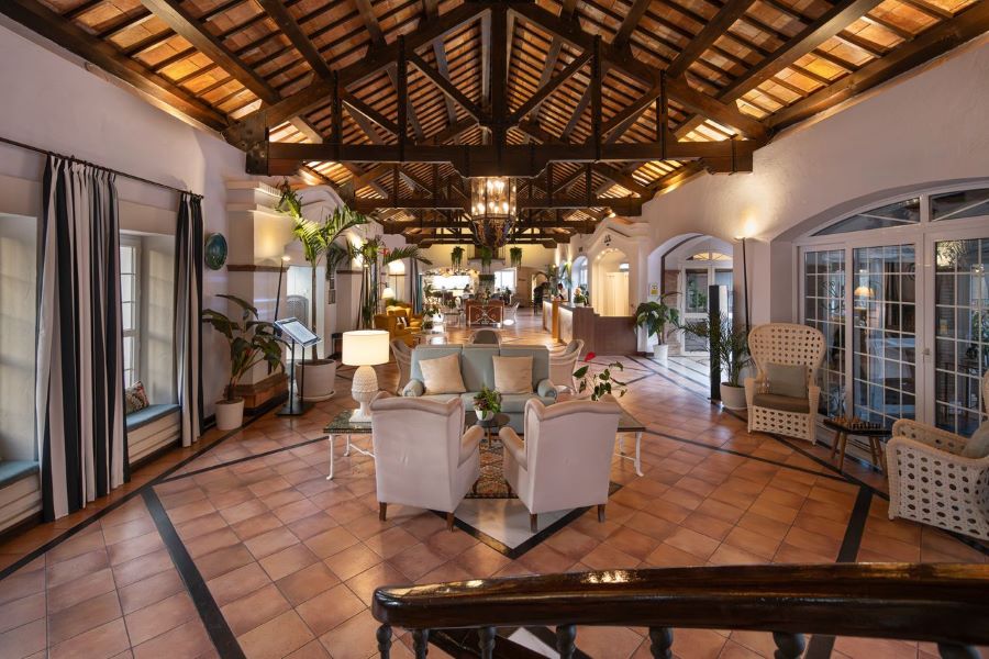 Lobby area with seating at La Cala Golf Resort