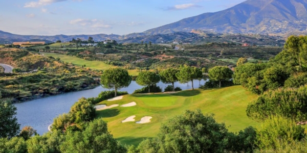 12th hole on the American course at La Cala Golf Resort in Spain