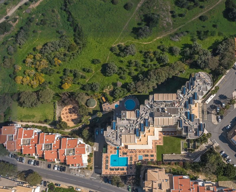 Top down view of Real Bellavista Hotel in the Algarve