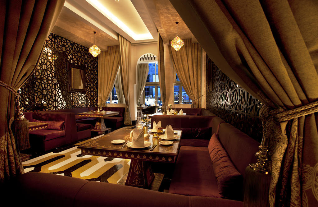 Restaurant with table set Kaya Palazzo Golf Resort in Belek